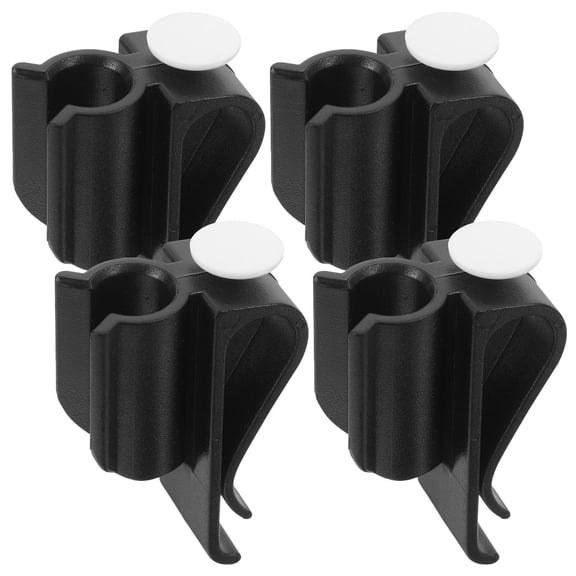 CATIEBYE 4Pcs Golf Club Holder Clip Black Lightweight Putter Stand for Travel and Course