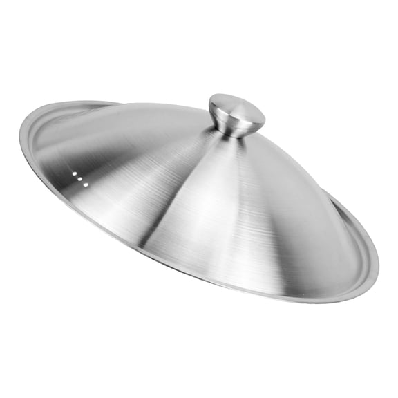 CATIEBYE Heat Resistant Pan Cover for Cooking 1Pcs 31.5x31.5x10in Circular Stainless Steel