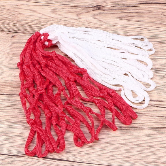 CATIEBYE Heavy Duty Braided Multicolor Basketball Net Made of Polyester and Polypropylene