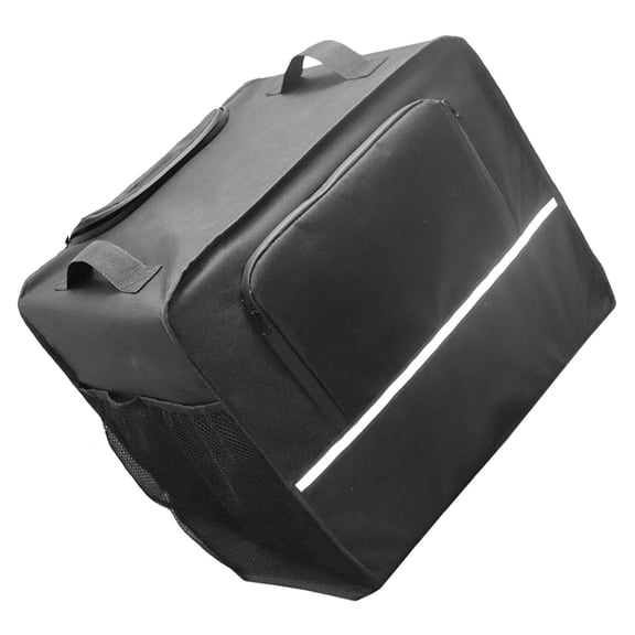 CATIEBYE Heavy Duty Waterproof Generator Cover Black 600D PVC All-Weather Protection