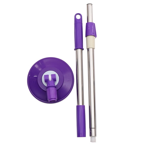 CATIEBYE Home Use Mop Pole Replacement Handle Rotating Mop Stick with Stainless Steel