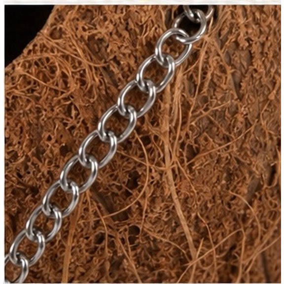 CATIEBYE Hanging Coconut Shell Reptile House with Ladder Decorative Resting Nest for Pets
