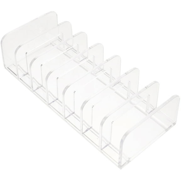 CATIEBYE Makeup Organizer for Countertop with Multiple Divided Slots, Perfect for Eyeshadows and Cosmetic Storage