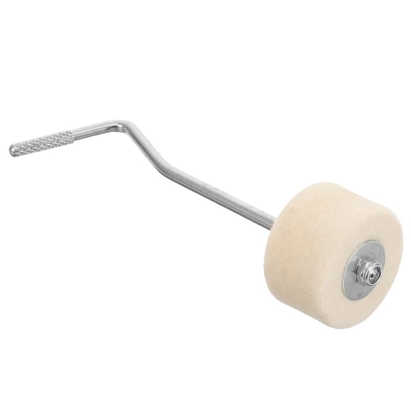 CATIEBYE Metal Bass Drum Pedal Beater with Multi Color Felt Head Producing Full Low-End Tone