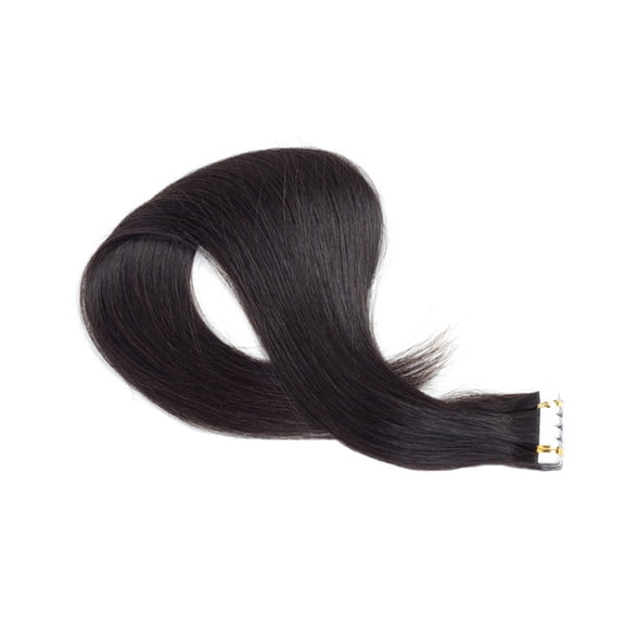 CATIEBYE Micro Locs Extensions Human Hair Tape In Virgin for Women Black Hair 1Pcs