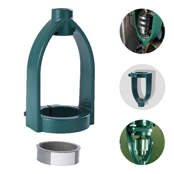 CATIEBYE Mortising Attachment for Bench Drill Press with Iron Mortise Converter and Positioning Tool, Dark Green