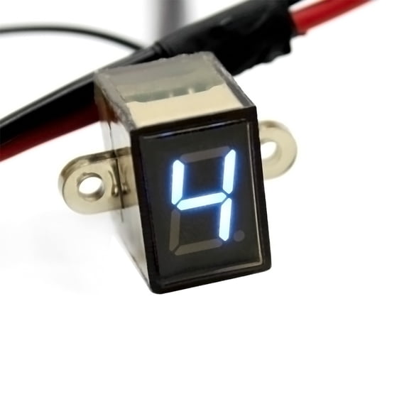 CATIEBYE Motorcycle Parts and Accessories Motorcycle Gear Indicator Black 1Pack