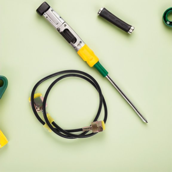 CATIEBYE Nitrogen Regulator Hose Replacement with Quick Connect Coupler for Excavator Hydraulic Systems