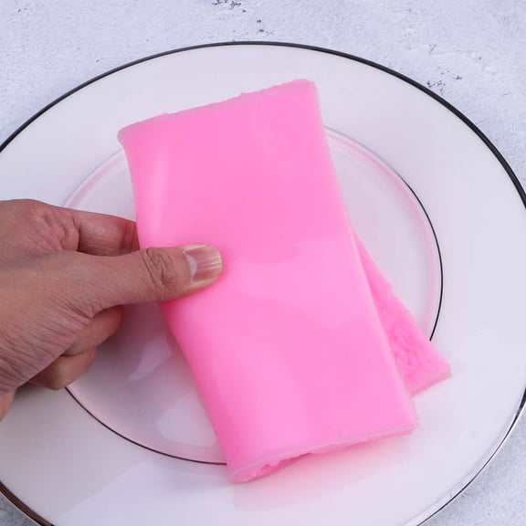 CATIEBYE Pink Silicone Lace Mold with Tree Bark Design for Cake Chocolate and Jelly