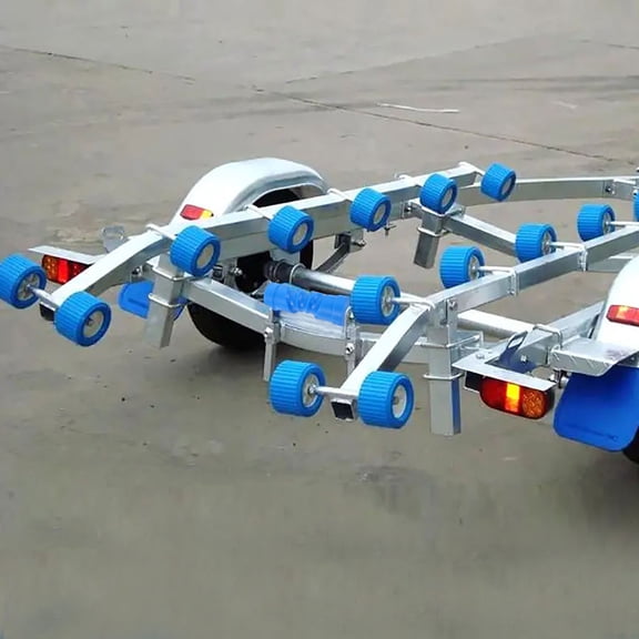 CATIEBYE Boat Trailer Roller Plastic Durable Stable Wheel for Easy Yacht Trailer Transport
