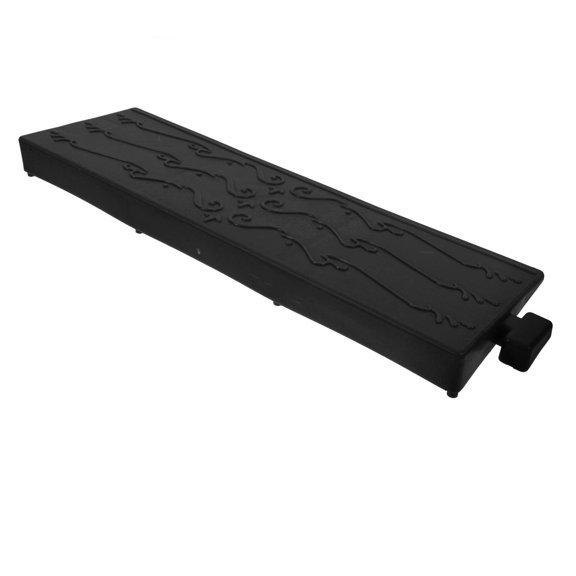 CATIEBYE Plastic Portable Curb Ramp Black for Robot Vacuum Enhanced Climbing and Stability