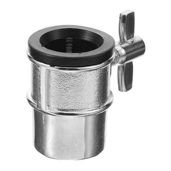CATIEBYE Plated Silver Drum Set Bracket Adjuster with Drum Lock Screw for Stable Instrument Support