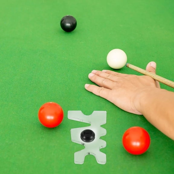 CATIEBYE Pool Cue Rack Transparent Acrylic Holder with Stable Support for Easy Wall Mounting