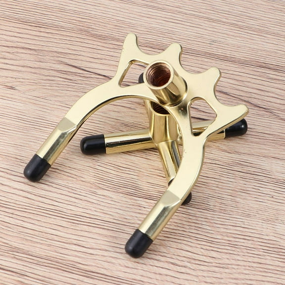 CATIEBYE Portable Golden Metal Snooker Cue Rest with Multiple Angle Adjustments for Billiards Accessories