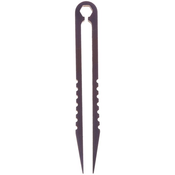 CATIEBYE Precision Titanium Tweezers Portable Lightweight Outdoor Travel Gadget