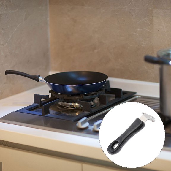 CATIEBYE Replacement Pan Handle Heat Resistant Bakelite Grip Long Handle 1 Set
