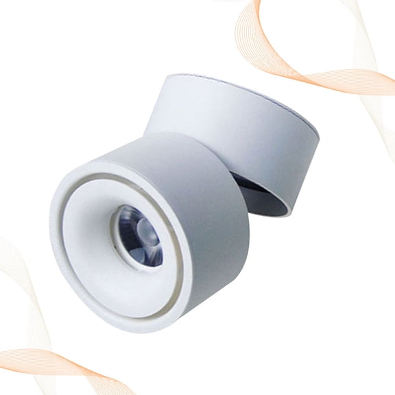 CATIEBYE Indoor Restaurant Spot Light for Home Ceiling Downlight, White Aluminum, 1 Piece with Heat Dissipation