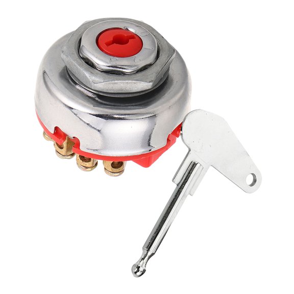 CATIEBYE Robust 8 Pins Ignition Switch for Trailers Tractors and Lawn Mowers with Easy Installation Feature