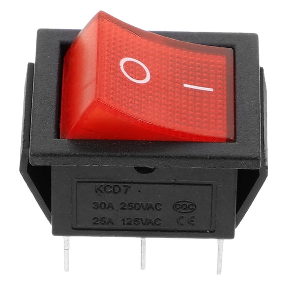 CATIEBYE 1 Set Multi-Function Rocker with Three-Position Red Indicator Light, ABS Housing for Industrial Equipment