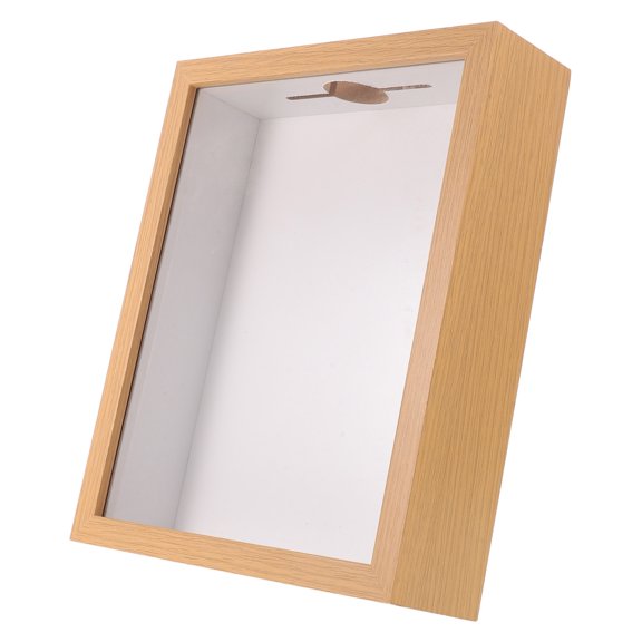 CATIEBYE Shadow Box Frame with Seashell Motif and Efficient Slot Storage for Home Decor