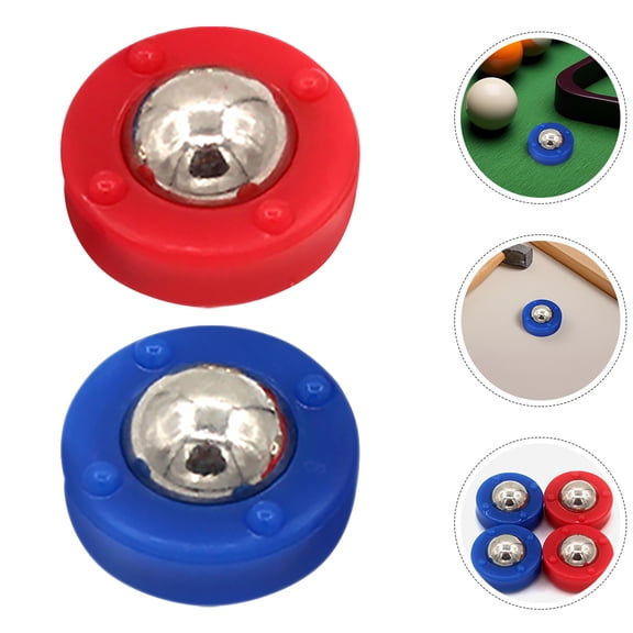 CATIEBYE Shuffleboard Pucks Set Mini Shuffleboard Pucks Plastic 6pcs For Family Party Activities