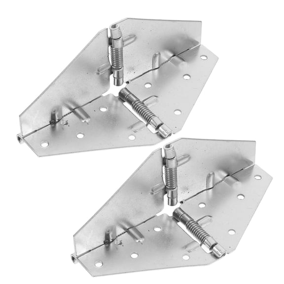 CATIEBYE Small Stainless Steel Folding Flap Hinges Set, Table Door Cabinet Furniture Hardware Accessories,