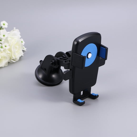 CATIEBYE Smartphone Car Mount 1Pack for Drivers in Black and Blue Metal with 360-Degree Rotation