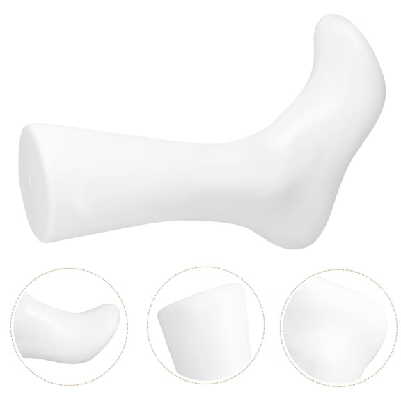 CATIEBYE Sock Foot Model White Display Holder for Retail Store and Trade Show Sock Display