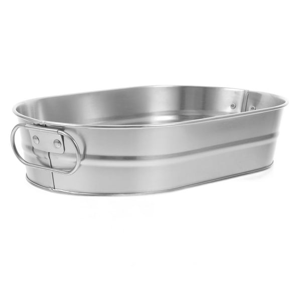 CATIEBYE Stainless Steel Ice Bucket Silver Scratch Resistant for Restaurant Use