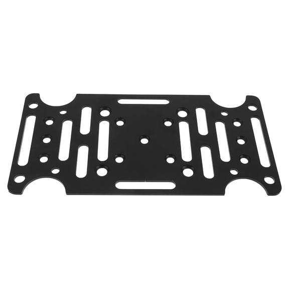 CATIEBYE Steel Mailbox Mounting Plate with Textured Surface and Easy Installation Design