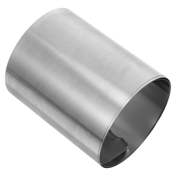 CATIEBYE 1Sheet Plated Silver Stainless Steel Sheet Metal Durable Corrosion Resistant Smooth Surface