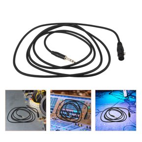 CATIEBYE TRS to XLR Connection Audio Cable Plastic Multi for Mixer and Microphone 1Pcs