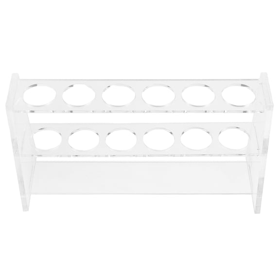 CATIEBYE Transparent Acrylic Tube Holder Organizer for Hydroponic Propagation and Plant Root Observation