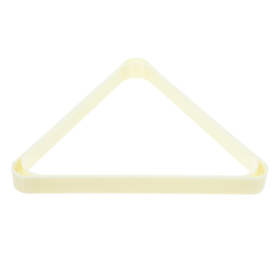 CATIEBYE Triangle Billiards Holder Billiards Triangle Rack White ABS 1Pack for Club Use