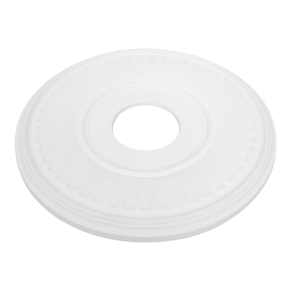 CATIEBYE Retro PU Ceiling Light Medallion Plate for Secure Installation