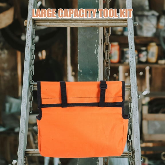 CATIEBYE Versatile Orange Ladder Storage Bag for Tools Built to Last and Easy to Carry