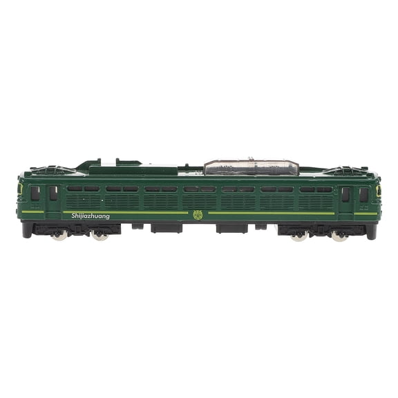 CATIEBYE Green Metal Train Model Desktop Ornament Vintage Style Tabletop Decor for Collectors