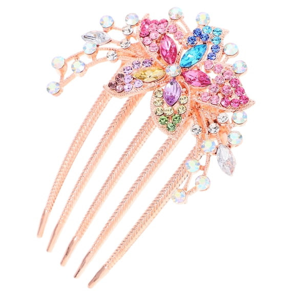 CATIEBYE Crystal Rhinestone Hair Comb Bridal Hair Insert Comb for Special Occasions