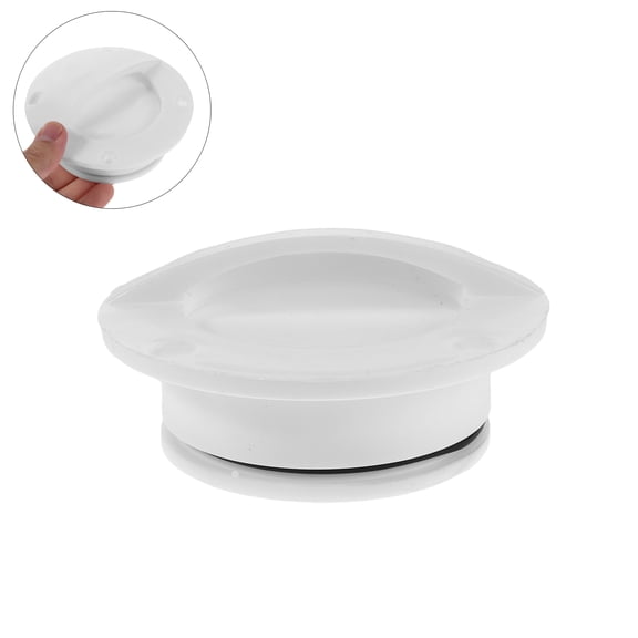CATIEBYE White Resistant Boat Drain Valve Plug Marine Outlet Medium