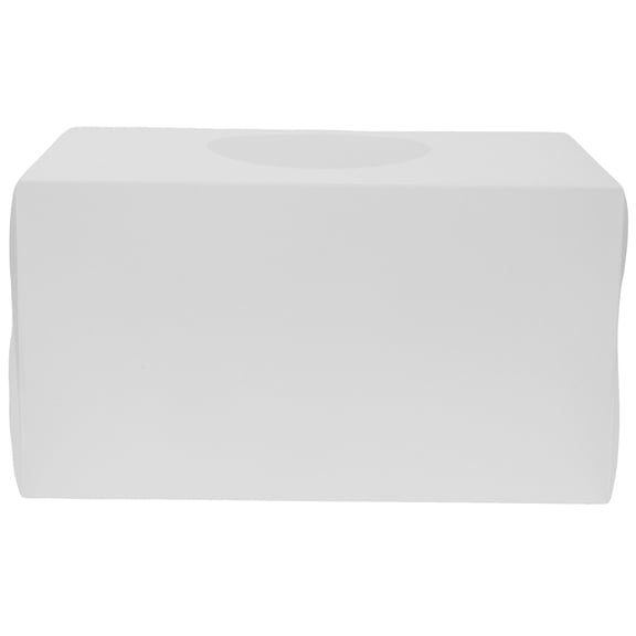 CATIEBYE Portable White Donation Box Sturdy Cubic Design for Multi Purpose Usage