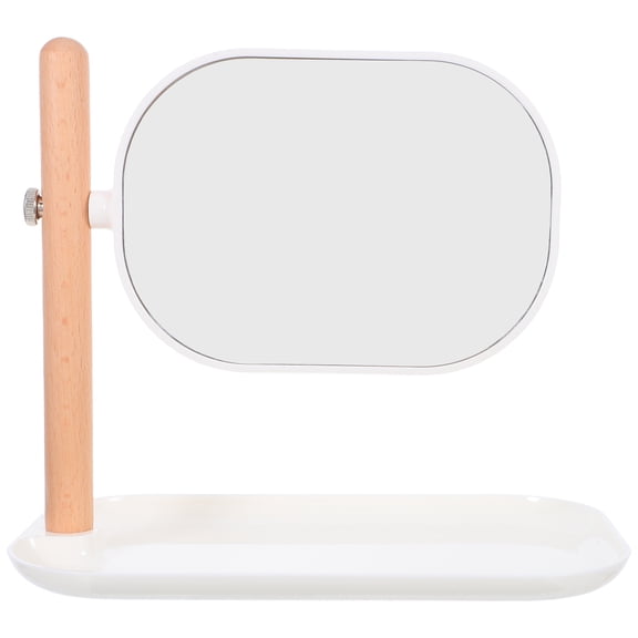 CATIEBYE Vintage Desk Mirror Makeup Mirror With Wide Field of View For Dressing Table 1Pcs