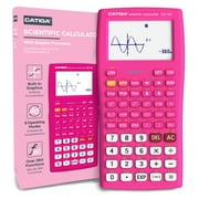 CATIGA CS-121 Scientific Calculator with Graphic Functions and Multiple Modes (Pink)