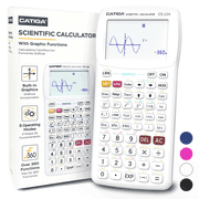 CATIGA CS-229 Electronics Scientific Calculator with Graphic Functions, White