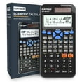thumbnail image 1 of CATIGA SS-991EX Scientific Calculator with Advanced 550 Functions- Solar & Battery Powered, Multi-Function, High School & College Math, Trigonometry, Statistics, Algebra, Durable, Large Display, 1 of 7