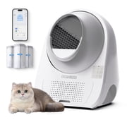 CATLINK Luxury Pro, Automatic Self Cleaning Cat Litter Box with APP, Odor Control, Health Monitoring
