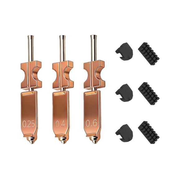 CATPAN 0.25MM&0.4MM&0.6MM Hotend Kit Fit for Flashforge Ad5x Printer Nozzle, HTR 550C Hardened Steel Nozzle,32mm/s High Flow,600mm/s High-Speed AD5X Parts