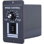 CATPAN 12-60V 40A DC Motor Speed Controller, PWM Speed Controller, CW CCW Reversible Switch Trolling Motor Controller for DC Brush Motors