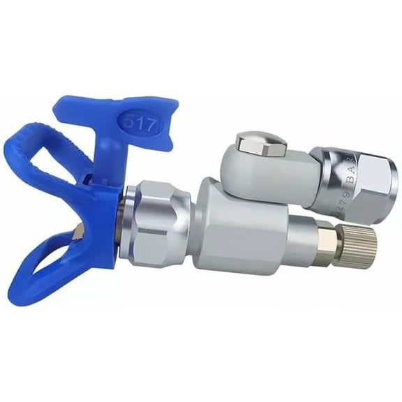 CATPAN 287030 CleanShot Shut-off Valve Swivel Joint for High Pressure Airless Paint Sprayers Gun Pole Extensions Anti-Spitting Valve Adapter for Graco Titan Airless Paint Sprayers