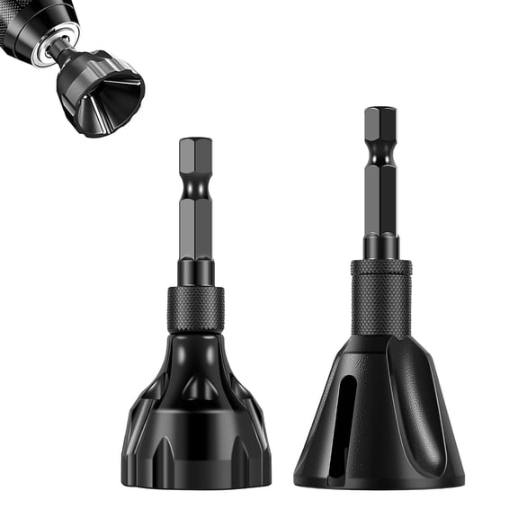 CATPAN 2Pcs Burr Removal Tool for Metal,Deburring Chamfer Tools Drill Bit Remove Burr Tool, Superior material and hardness,Metal Thread Burr Remover,Fits 1/8" -1" (3mm-25mm)