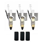 CATPAN 3Pcs Hotend Assembly for Elegoo Centauri Carbon, 0.2mm 0.4mm 0.6mm 3D Printer Nozzle Set with Heatsink and Wiring for Fine Detail, Everyday and Faster Printing